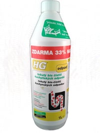 Tekutý bio čistič kuchyňských odpadů 1L HG