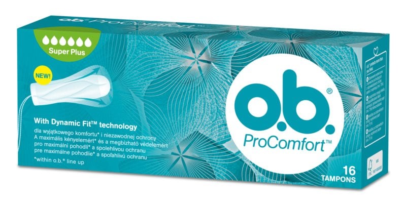 O.B. ProComfort Super Plus tampony, 16 ks 