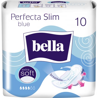 Bella Perfecta Slim Blue dámské vložky, 10 ks 