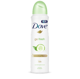 Dove antiperspirant sprej Go Fresh Okurka a zelený čaj 150 ml