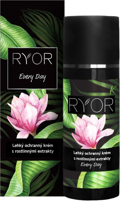 Lehký ochranný krém Ryor s rostlinnými extrakty