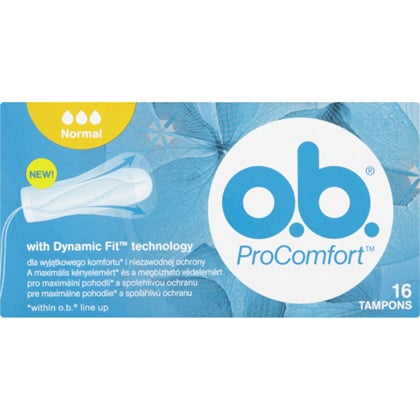 O.B. ProComfort Normal tampony, 16 ks