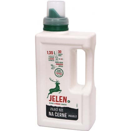 Jelen Black prací gel na černé prádlo, 30 praní, 1,35 l 