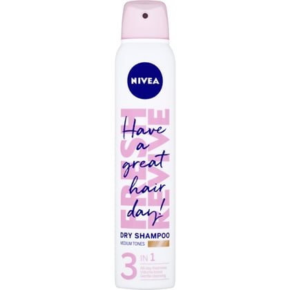 Nivea Fresh suchý šampon pro světlejší tón vlasů, 200 ml 