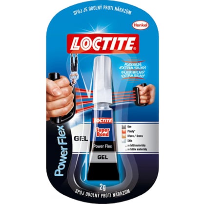 Loctite Super Bond Power Gel univerzální vteřinové lepidlo, 2 g 