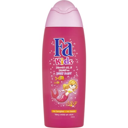 Fa Kids Mermaid Sweet Berry sprchový gel & šampon, 250 ml