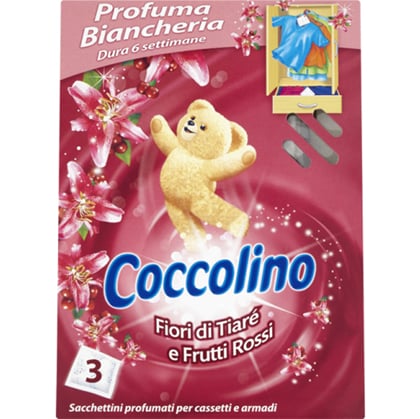 Coccolino Fuchsia Passion vonné sáčky, růžové, 3 ks 