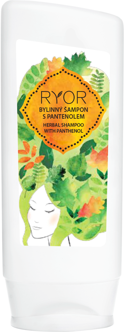 Bylinný šampon s panthenolem Ryor