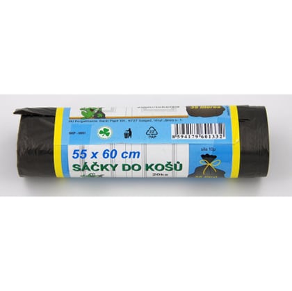 Sáček do koše 35l černý