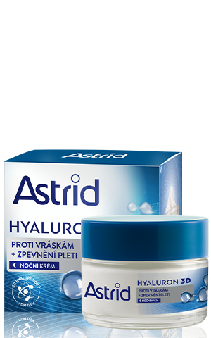 ASTRID HYALURON 3D Zpevňující noční krém proti vráskám, 50 ml