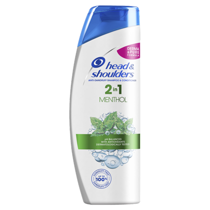 Head shoulders šampon mentol 2v1 400 ml