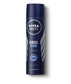 NIVEA SPREJ ANTIPERSPIRANT PRO MUŽE COOL KICK 150 ml