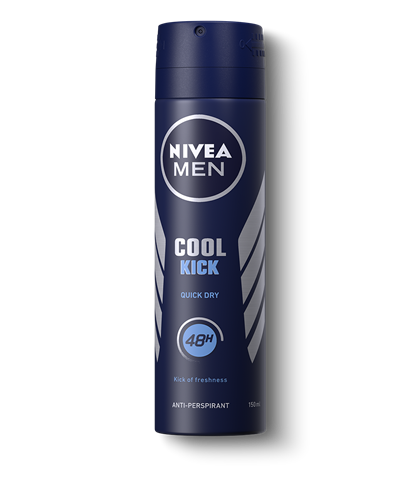 NIVEA SPREJ ANTIPERSPIRANT PRO MUŽE COOL KICK 150 ml