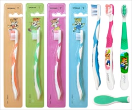 Zubní kartáček dětský SPOKAR T měkký