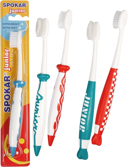 Zubní kartáček dětský SPOKAR J  EXTRA MĚKKÝ