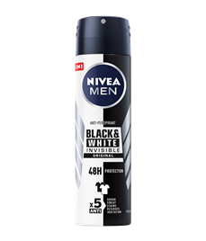 SPREJNIVEA  ANTIPERSPIRANT PRO MUŽE INVISIBLE FOR BLACK & WHITE 150 ml