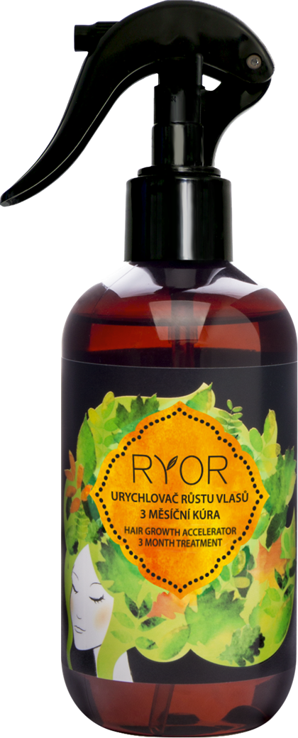 Urychlovač růstu vlasů – 3 měsíční kúra Ryor