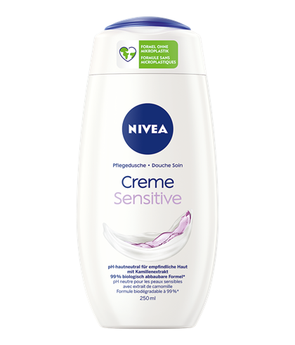 NIVEA SPRCHOVÝ GEL CREME SENSITIVE 250 ml