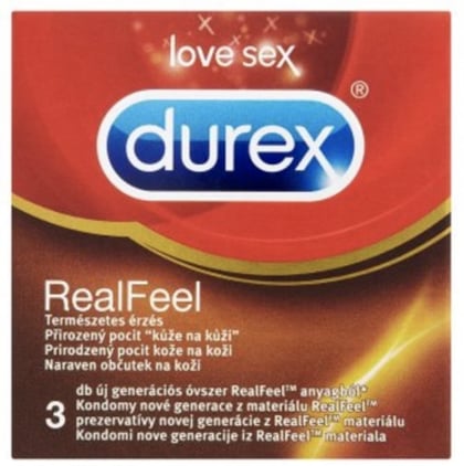 Durex Kondom 3ks Real Feel