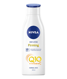 NIVEA ZPEVŇUJÍCÍ TĚLOVÉ MLÉKO Q10 + VITAMÍN C 250 ml