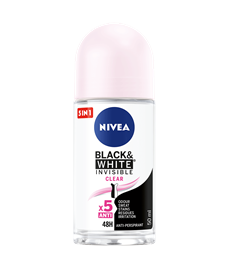 NIVEA KULIČKOVÝ ANTIPERSPIRANT INVISIBLE FOR BLACK & WHITE CLEAR 50 ml