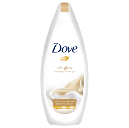 Dove sprchový gel Silk Glow 250 ml