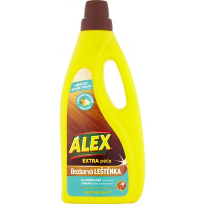 Alex Extra péče leštěnka na dřevo a laminát, obsahuje včelí vosk, 750 ml 