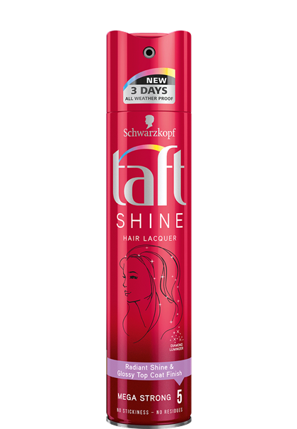 Lak na vlasy Taft Shine