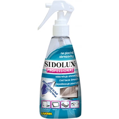 Sidolux Professional čistič na ploché obrazovky, 200 ml
