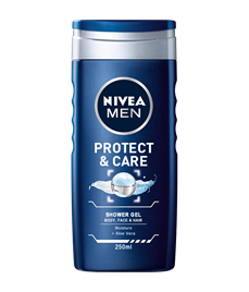 NIVEA SPRCHOVÝ GEL PRO MUŽE PROTECT & CARE 250 ml