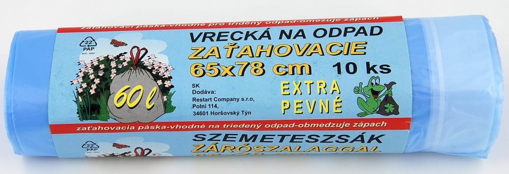 Sáček zatahovací 60l