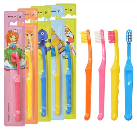 Zubní kartáček dětský SPOKAR D  extra měkký
