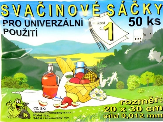 Svačinove sáčky č.1,20x30 cm