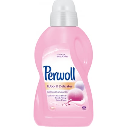 Perwoll Wool & Delicates prací gel na vlnu a hedvábí, 15 praní, 900 ml