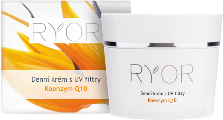 Denní krém  Ryor s UV filtry a koenzymem Q10