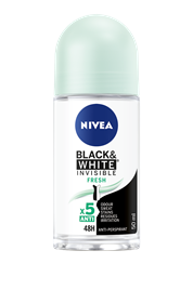 NIVEA KULIČKOVÝ ANTIPERSPIRANT INVISIBLE FOR BLACK & WHITE FRESH 50 ml