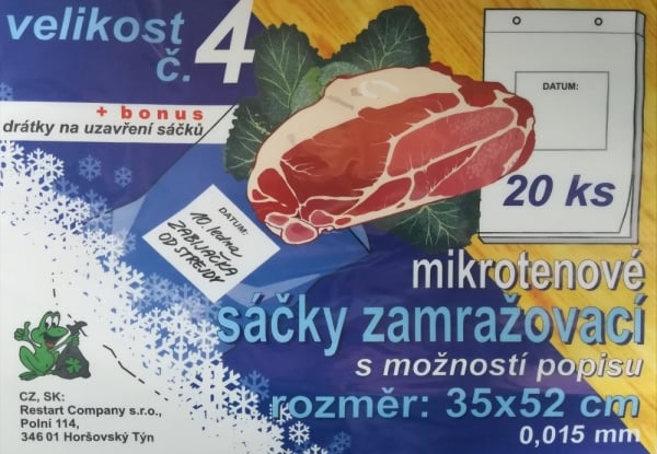 Zamražovací sáčky č.4, 35x52cm