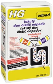 Tekutý duo čistič odpadů 2x500 ml HG