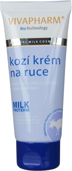 Krém na ruce s kozím mlékem v tubě VIVAPHARM