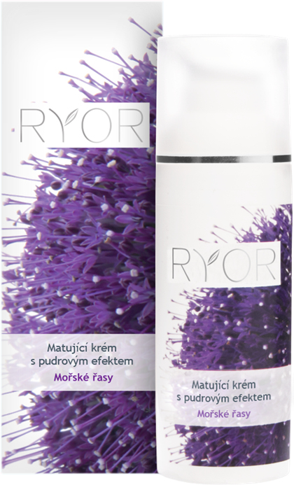 Pleťový krém Ryor matující s pudrovým efektem