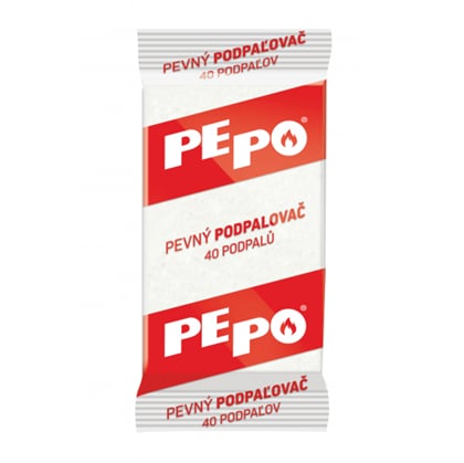 PE-PO pevný podpalovač, 40 podpalů 