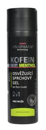 Kofeinový sprchový gel 2v1 s mentholem pro muže VIVAPHARM