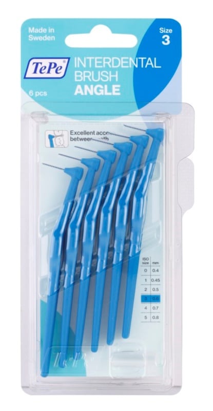 Mezizubní kartáčky TePe č.3, 0,6mm modré