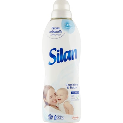 Silan Sensitive & Baby aviváž pro děti, 36 praní, 900 ml
