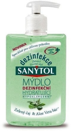 Sanytol dezinfekční mýdlo hydratující - Aloe Vera & Zelený čaj