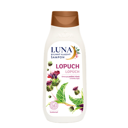 LUNA bylinný šampon lopuchový 430 ml