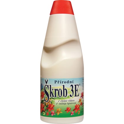 Škrob 3E bílý ke škrobení prádla, 500 ml