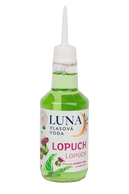 LUNA vlasová voda bylinná lopuchová 120 ml