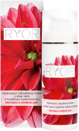Pleťový krém Ryor hydratační, 24hodinový s aloe vera a kyselinou hyaluronovou
