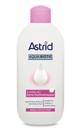  ASTRID AQUA BIOTIC Čisticí pleťové mléko, 200 ml